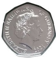 50 Pence - Elizabeth II Christmas Cracker obverse image