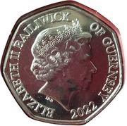 50 Pence - Elizabeth II Traditional Christmas - Snowman obverse image