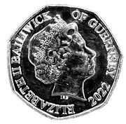 50 Pence - Elizabeth II Head of the Armed Forces; Gold Plated obverse image