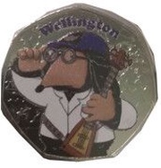 50 Pence - Charles III The Wombles - Wellington, coloured, United Kingdom, 2023 reverse image