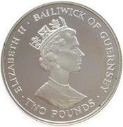 2 Pounds - Elizabeth II Queen Mother - Silver obverse image