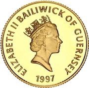 25 Pounds - Elizabeth II Golden Wedding - Gold obverse image