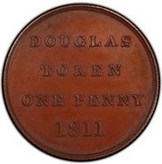 1 Penny Douglas Bank, United Kingdom, 1811 reverse image