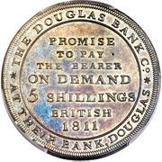 5 Shillings Douglas Bank, United Kingdom, 1811 reverse image