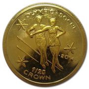 1⁄25 Crown - Elizabeth II Figure Skating reverse image
