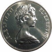 1 Crown - Elizabeth II Silver Jubilee obverse image