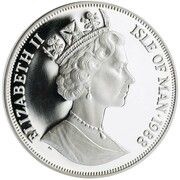 1 Crown - Elizabeth II Manx Cat; silver issue obverse image