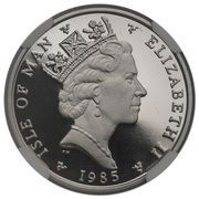 1 Penny - Elizabeth II Shag; Platinum Proof obverse image