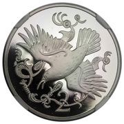 2 Pence - Elizabeth II Red - Billed Chough reverse image