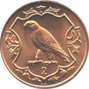 2 Pence - Elizabeth II Quincentenary of the College of Arms reverse image
