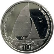 10 Pence - Elizabeth II 3rd portrait, United Kingdom, 1996 reverse image