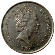 10 Pence - Elizabeth II 3rd portrait obverse image