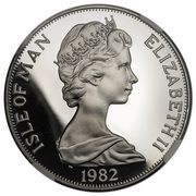 1 Crown - Elizabeth II Mayflower; Platinum Proof obverse image