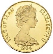 1 Crown - Elizabeth II Gymnastics; Gold 9ct obverse image