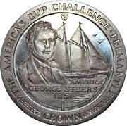 1 Crown - Elizabeth II G. Steers, United Kingdom, 1987 reverse image