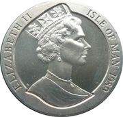 1 Crown - Elizabeth II George Washington obverse image