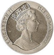 1 Crown - Elizabeth II Discovery of America obverse image