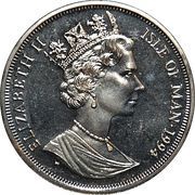 1 Crown - Elizabeth II Ferdinand Von Zeppelin obverse image