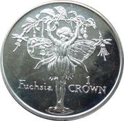 1 Crown - Elizabeth II Fuchsia, United Kingdom, 1996 reverse image