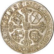 1 Thaler - George Frederick I, Bohemia, 1579-1586 reverse image
