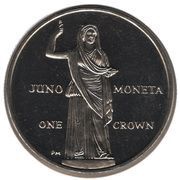 1 Crown - Elizabeth II Juno Moneta, United Kingdom, 2012 reverse image