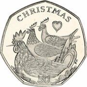 50 Pence - Elizabeth II Christmas, United Kingdom, 2007 reverse image
