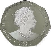 50 pence - Elizabeth II VE Day obverse image