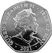 50 Pence - Elizabeth II The White Rabbit obverse image