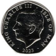 50 Pence - Charles III Jurassic Britain - Scelidosaurus obverse image