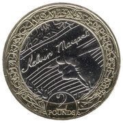 2 Pounds - Elizabeth II Women's Suffrage - Margaret Kelvin, United Kingdom, 2021 reverse image