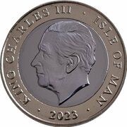 2 Pounds - Charles III IOM Steam Railway 'Fenella' obverse image
