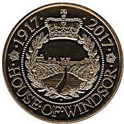 1 Crown - Elizabeth II Centenary of House of Windsor, United Kingdom, 2017 reverse image