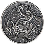 1 Crown - Elizabeth II Thor, United Kingdom, 2017 reverse image