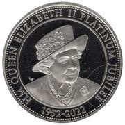 5 Pounds - Elizabeth II Platinum Jubilee, United Kingdom, 2022 reverse image