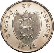 3 Shillings Bank Token obverse image
