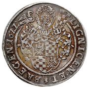 1 Thaler - Georg Rudolf Liegnitz, Bohemia, 1621-1622 reverse image