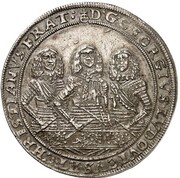 1 Thaler - Georg III, Ludwig IV and Christian obverse image