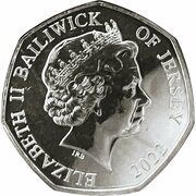 50 Pence - Elizabeth II Platinum Jubilee - Caritas obverse image