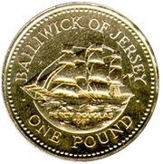 1 Pound - Elizabeth II Clipper, Percy Douglas, United Kingdom, 1991 reverse image