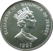 5 Pounds - Elizabeth II Golden Wedding obverse image
