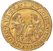 6 Ducats - Johann Christian and Georg Rudolf obverse image