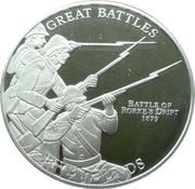 5 Pounds - Elizabeth II Rorke's Drift 1879, United Kingdom, 2009 reverse image