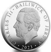 5 Pounds - Charles III Coronation; proof obverse image
