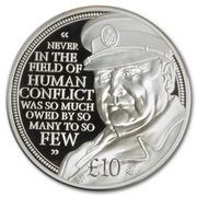 10 Pounds - Elizabeth II Winston Churchill, United Kingdom, 2015 reverse image