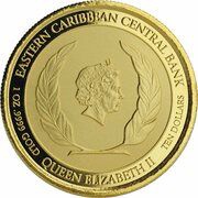 10 Dollars - Elizabeth II Lobster; Coloured obverse image