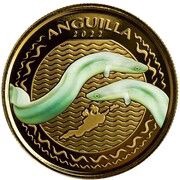 10 Dollars - Elizabeth II Eel; Coloured reverse image