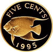 5 Cents - Elizabeth II Gold Proof Issue reverse image