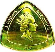 3 Dollars - Elizabeth II Wreck of the "Sea Venture" obverse image