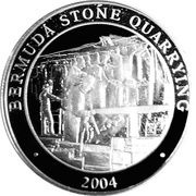 5 Dollars - Elizabeth II Stone Quarry, United Kingdom, 2004 reverse image