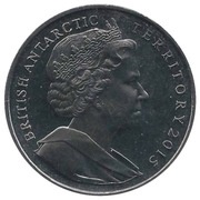 2 Pounds - Elizabeth II Hourglass dolphin obverse image